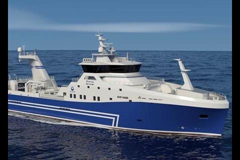 The new trawler is designed by Rolls-Royce in Norway